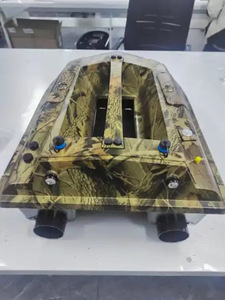 Barco de Pesca RC de Plástico con Camuflaje, Control Remoto GPS, Buscador de Peces, Control de Crucero de 500m, Luces LED, Capacidad de Carga de 4kg - Product Image 2