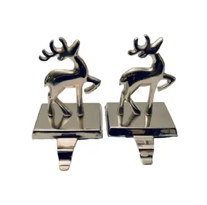 Colgador moderno de plata para medias con acabado de espejo Ideal para REGALOS FESTIVOS elegantes de vacaciones y exhibición de decoración elegante - Product Image 1