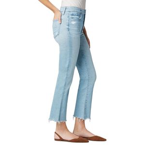 Jeans da Donna Joe's in Denim Blu Chiaro con Orlo Grezzo, Taglio Corto, Taglia 31, Traspiranti e Lavabili, Stile Cargo con Strappi - Product Image 3