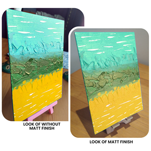 Bluebird 3.4 oz Polyuréthane Clear Coat Vernis mat professionnel à base d'eau pour peintures de meubles État liquide - Product Image 5