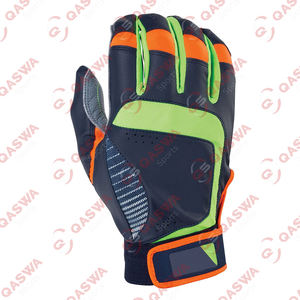 Gants de Frappeur de Baseball à Manchette Courte Personnalisés Vente à Chaud Équipement de Sport Gants de Frappeur Multicolore - Product Image 1