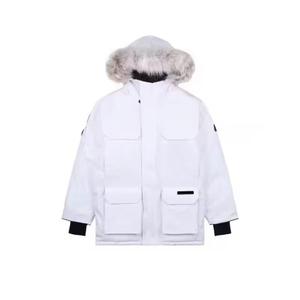 Chaqueta de Invierno Canadiense de Alta Calidad al por Mayor para Hombre, Talla Grande, Estilo Casual Personalizado con Capucha de Piel y Cremallera - Product Image 2