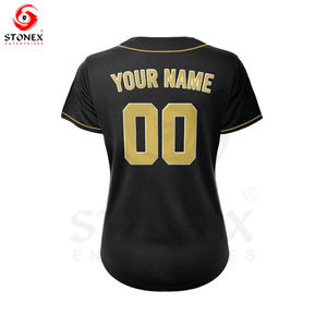 Maillot de baseball robe vêtements de sport décontractés vêtements de baseball et de softball Sublimation respirant séchage rapide femmes maillots en coton - Product Image 2