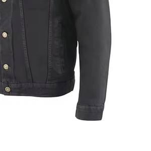 Veste en jean pour hommes à taux raisonnable en matériaux durables, veste en jean avec logo/couleur personnalisé pour hommes avec le meilleur tissu de vente à chaud - Product Image 6