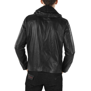New Custom Design Men's <b>Sheep</b> <b>Skin</b> Motorcycle <b>Jacket</b> Solid Color Stand Front Waterproof Windproof Breathable Eco-Friendly High - Product Image 6