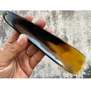Premium Eco-Friendly Handmade Modern Buffalo <b>Horn</b> Flat <b>Shoe</b> <b>Horn</b> with Handle Bulk Supply From Largest Manufacturer - Product Image 1