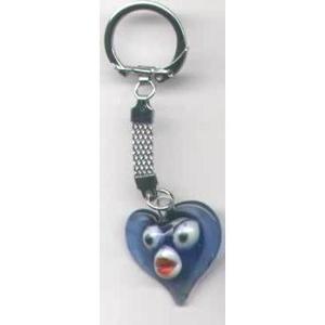 Porte-clés métal 9X3 cm Evil Eyes en verre - Product Image 1