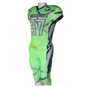 Uniforme de Fútbol Americano Transpirable y Fácil de Usar, Ropa de Equipo, Impresión por Sublimación, Manga Corta, Talla Grande, Servicio OEM - Product Image 2