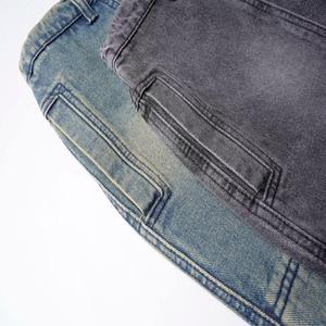 <b>Baggy</b> <b>Jeans</b> Hombre High Street American Washed Distressed Multi Pocket Denim Work Pants <b>for</b> Both Men and <b>Women</b> Boyfriend <b>Jeans</b> - Product Image 5