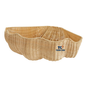 ตะกร้าหวายสานสำหรับเก็บผลไม้ดอกไม้ตกแต่งโต๊ะทำจากเวียดนาม - Product Image 3