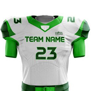 Camiseta de fútbol americano de alta calidad, los uniformes de poliéster de manga corta más populares, característica transpirable - Product Image 4
