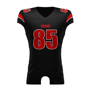Camiseta corta de talla grande con logotipo personalizado sublimado al mejor precio para mujer, camiseta de fútbol americano de malla personalizada, uniforme de fútbol americano - Product Image 5