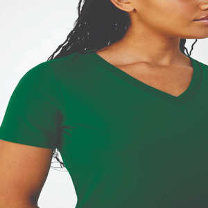 Mujeres casual algodón cuello redondo manga corta transpirable suave cómodo ligero moda esencial camiseta - Product Image 2