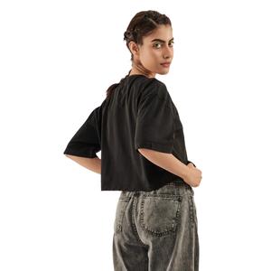 100% Cotton Women's <b>Summer</b> T-Shirts Short <b>Sleeve</b> Casual Crop <b>Top</b> in Multi-Colors & Designs Quality <b>Lightweight</b> Blank T-Shirt - Product Image 5