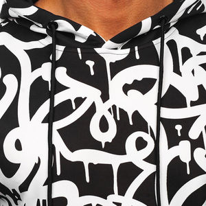 Personalized <b>sublimation</b> <b>hoodie</b> men featuring soft warm interior stylish fit and fade proof printed artwork - Product Image 5