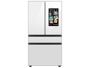 Refrigerador Bespokes de 4 Puertas Francesas (29 Cu. pies) Ft.) con Family Hub en vidrio blanco - Product Image 5