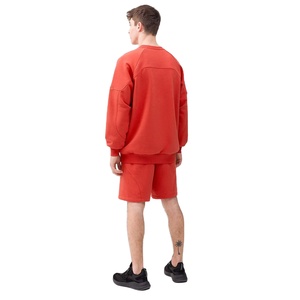 <b>Men</b> Lightweight Gym Sweatshirt <b>Shorts</b> Set Summer Casual Street Outfit Custom OEM Private Label Factory Manufacturer - Product Image 2
