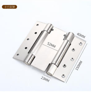 Puerta Corredera Automática de Acero Inoxidable con Bisagras, Doble Apertura, Amortiguador de Resorte, Diseño Moderno para Cocina - Product Image 5