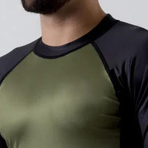 Camiseta de manga corta para hombre Rash Guards MMA, camiseta informal para deportes al aire libre, entrenamiento físico, ropa de protección solar, camisetas Rash Guards para hombre - Product Image 5