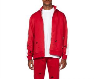 Nuevo Logotipo de impresión conjuntos apilados chándal hombres 2 piezas pantalones acampanados conjuntos logotipo personalizado 2 Piscis conjunto para hombres - Product Image 1