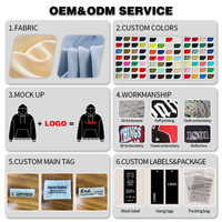 Hoodie unisexe personnalisé par le fabricant, double couche en flanelle, coupe ample et carrée, réversible avec fermeture éclair, en tricot gaufré, respirant pour l'hiver