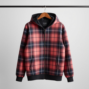 Winter Pullover Hoodie Cotton Fleece Jacket with Front Zipper Embroidered & Digital Printed OEM/ODM Private Label Options - Product Image 6