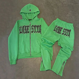 Vente en gros de survêtements délavés à l'acide à manches longues pour hommes fabriqués par des professionnels et légers pour l'hiver - Product Image 5