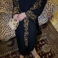 Vente en gros d'Abayas Nikah de luxe personnalisées, élégantes, de style Dubaï, pour femmes, en soie indienne, anti-rides, modestes, longues, élégantes, pour femmes musulmanes