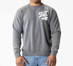 Sweat-shirt à manches longues personnalisé pour hommes, molleton doux avec impression bouffante et logos brodés, ensemble coupe décontractée de style solide - Product Image 2