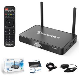 Dispositivo de Visualización Digital Original SUPER BOX S7 PRO, 4GB de RAM, 32GB de ROM, Reproducción de Siete Días, Envío desde EE. UU. Almacén - Product Image 1