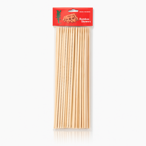 Spiedini per Barbecue in bambù Eco confezione da 25cm da 45 bastoncini per Barbecue biodegradabili per grigliare, arrostire, cucinare e fare festa - Product Image 3