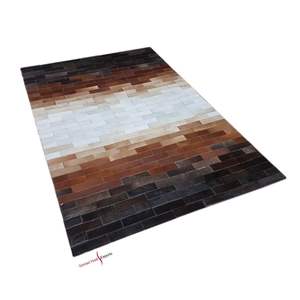 Alfombra de Cuero 100% Genuino de Lujo, Estilo Moderno, Cosida, Antideslizante, de Pelo Corto, Decoración Natural y Elegante para el Hogar - Product Image 2