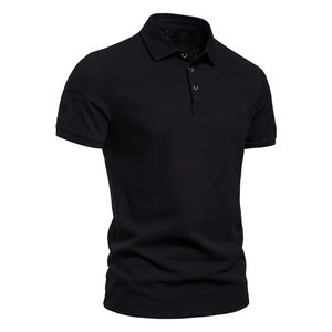Vêtements décontractés à boutons pour hommes d'affaires, polos d'été à manches courtes et à manches courtes de style nouveau, bonnes ventes, grande taille - Product Image 5