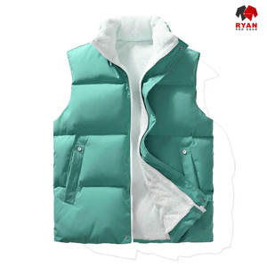 เสื้อกั๊กกันน้ำแบบพัฟเฟอร์สำหรับผู้ชาย ยี่ห้อ Ryan Pro Gear  แบบสั่งทำพิเศษ ลายเรียบ ระบายอากาศได้ดี ป้องกันการเกิดขุย  พร้อมตัวเลือกโลโก้ OEM - Product Image 6