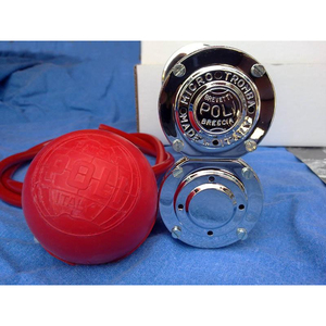 Juego de cuernos Poli ORIGINALES con pomo rojo - Product Image 2