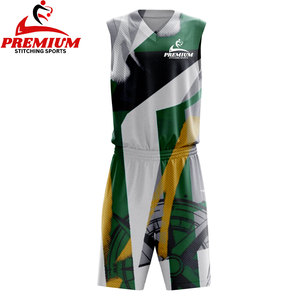 ชุดเสื้อบาสเกตบอลเยาวชนโพลีเอสเตอร์100% ชุดเสื้อเจอร์ซีย์พิมพ์ซับลิเมชันชุดสั้นสำหรับทุกทีม - Product Image 5