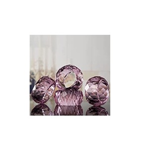 Anneaux de serviette artisanaux indiens faits à la main, couleur personnalisée, meilleure qualité pour la vaisselle de table à la maison, mariage, anneau de serviette en acrylique - Product Image 4