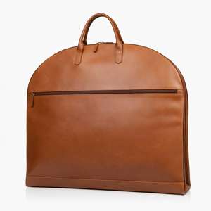 Bolsa de Ropa de Cuero Premium con Funda para Abrigo, Antiarrugas, para Viajes de Negocios, Equipaje de Mano - Product Image 1