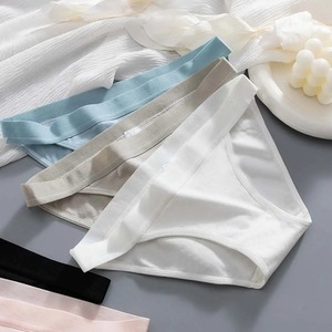 Bragas de secado rápido personalizadas con estilo Premium, nuevas bragas informales transpirables, bragas de mujer al por mayor de algodón orgánico 100% - Product Image 1