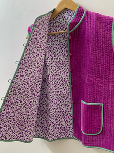 Indien plaine Vintage gilet veste rétro gilet manteau hiver gilet chaud tissu unisexe veste léger achat en vrac - Product Image 2