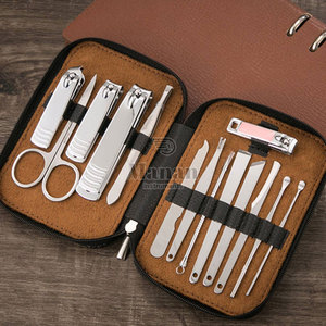 Kit de Cuidado de Uñas Compacto de Acero Inoxidable para Manicura y Pedicura - Herramientas Profesionales Duraderas para Viajes y Uso Doméstico - Product Image 4
