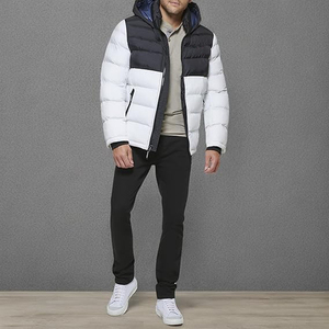 Abrigos de invierno de moda superventas para hombre, chaqueta acolchada de béisbol acolchada de algodón personalizada, tela de lona - Product Image 1