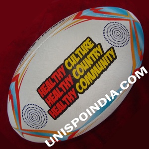Pelota de partido profesional para escuelas y universidades hecha de goma sintética pelotas de Rugby personalizadas - Product Image 2
