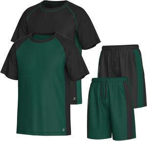 Conjunto Deportivo Casual Premium para Hombre, Ropa Deportiva de Verano con Camiseta y Pantalones Cortos Transpirables y Elegantes, Colores Personalizados - Product Image 1