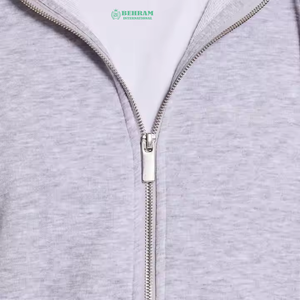 New Arrival Zip Hoodie Winter <b>Fleece</b> Jacket <b>Black</b> Regular Fit Jet <b>Black</b> Sweatshirts Hood Customized Digital Printing 100% Cotton - Product Image 6