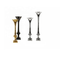Vente chaude Sol En Métal Vase À Fleurs En Métal Moderne Vase De Table Vase En Métal Décoratif pour Salon Pot De Fleur En Aluminium