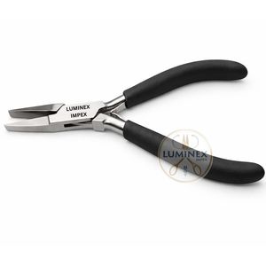 5 Inch Flat Nose <b>Pliers</b> Red Handle <b>Small</b> Grip Tool for Craft Jewelry Electrical Repair OEM CE ISO Factory - Product Image 5