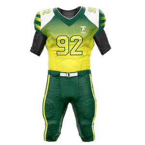 Uniforme de football américain imprimé de grande taille avec design respirant Créez votre propre logo - Product Image 1