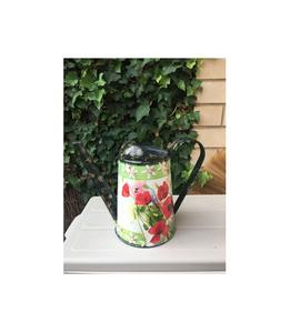 Beautifully Handcrafted Premium Quality <b>Iron</b> Galvanized <b>Water</b> Can Multicolor Enamel Work 1.5L Capacity for Indoor/outdoor Garden - Product Image 3