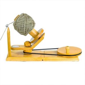 Bobinadora de hilo de madera indio con acabado oscuro para bobinar hilo de bolas, bobinadora rápida, Kit de tejer, bobinadora de hilo a precio al por mayor India - Product Image 3
